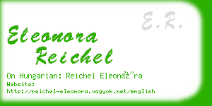 eleonora reichel business card